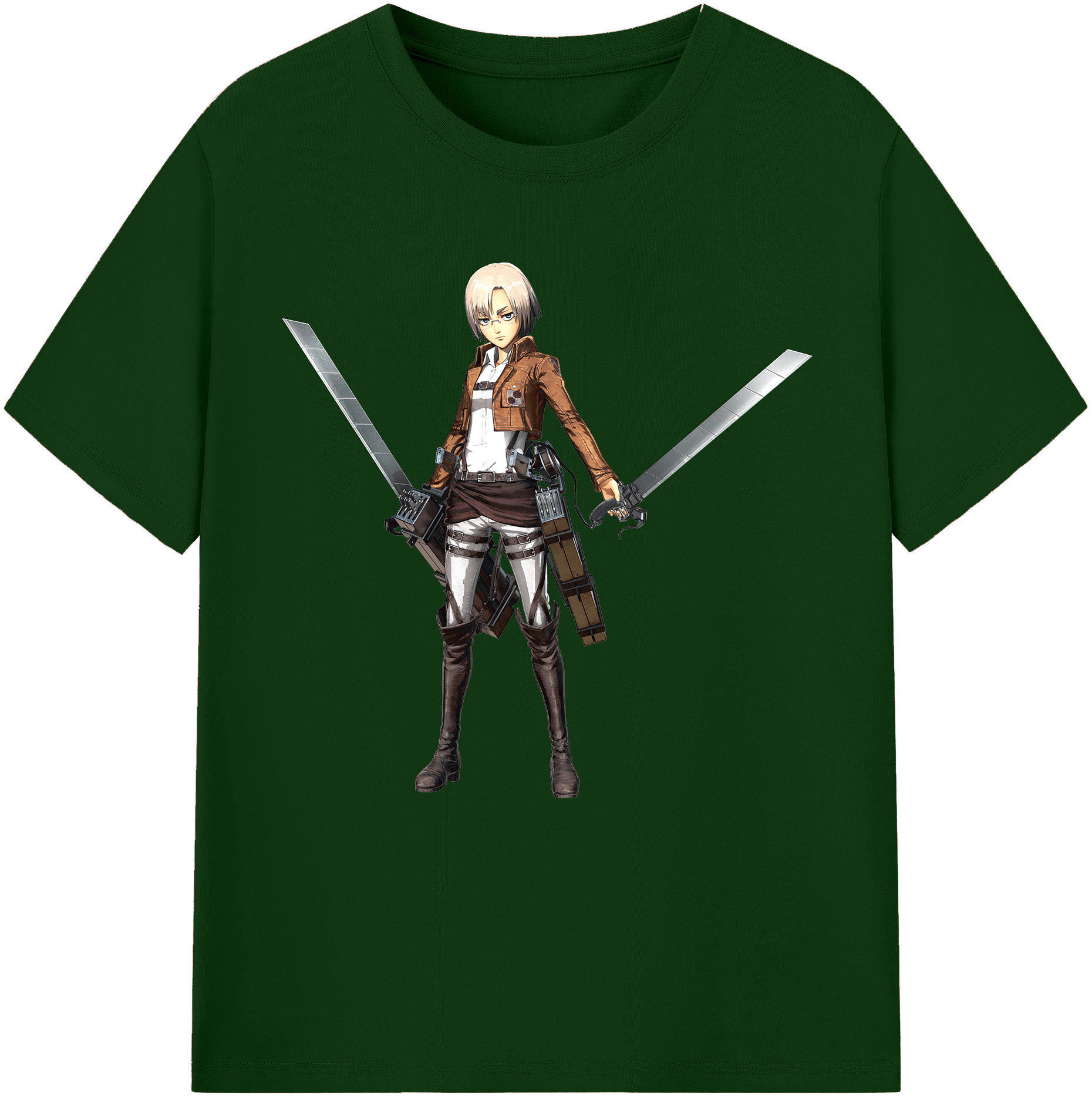 （画像用）  綿100％半袖Tシャツ（フロントプリント）